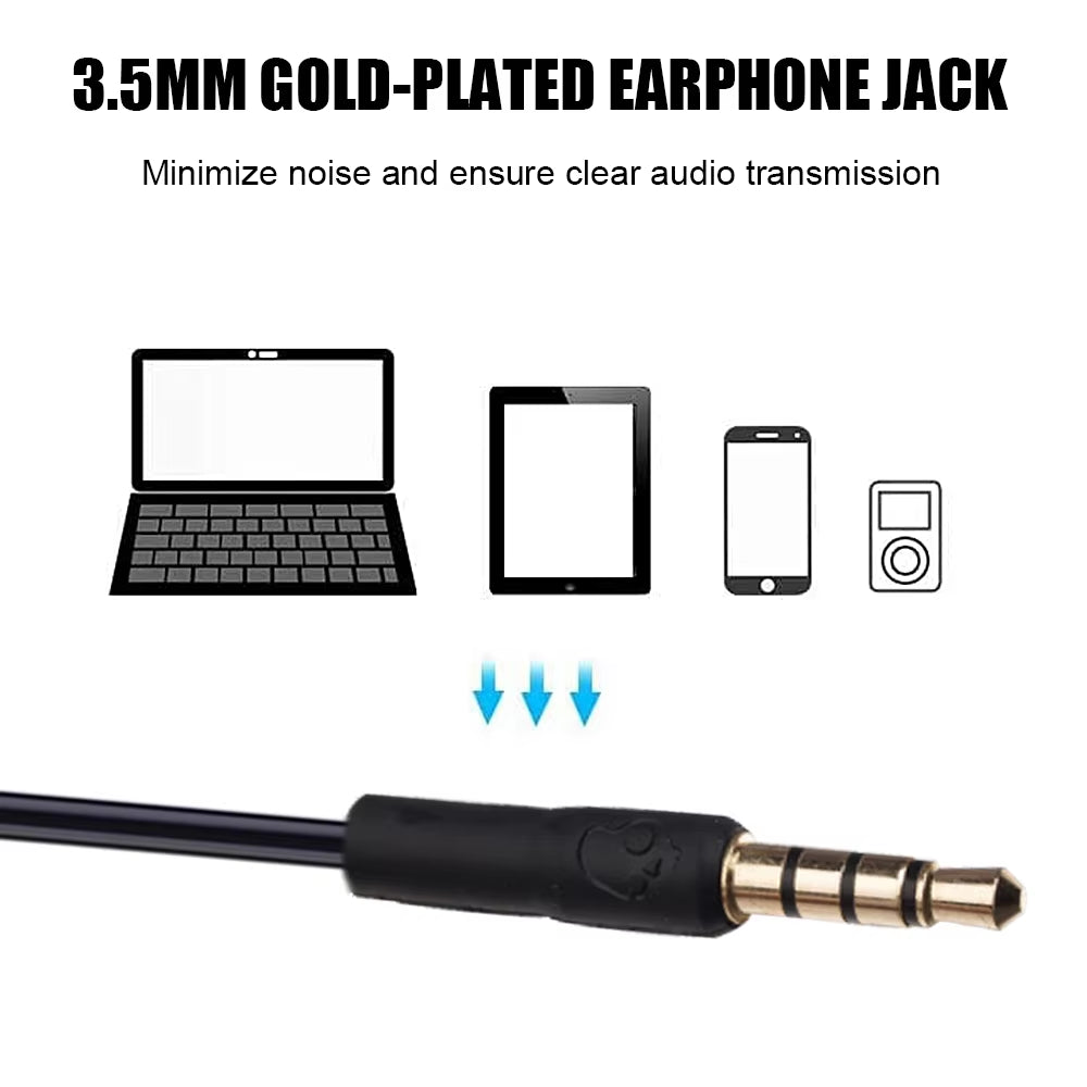 Universal 3.5Mm Stereo In-Ear Headphones Sport Music Noise Cancelling Wired Music Headset for Iphone Samsung Xiaomi Huawei PC